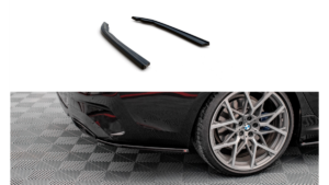 Splitter BMW 3 G20 G21 M-Pack tagumine külje v.4 Läikiv must