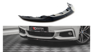 Splitter BMW 4 F32 F36 F33 M-Pack esi v.2 Läikiv must