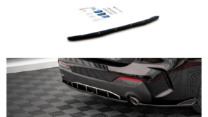 Splitter BMW 4 G22 M-Pack tagumine keskosa Läikiv must