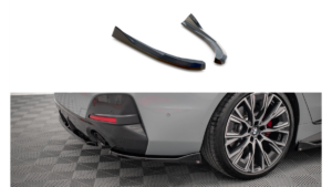 Splitter BMW 4 G26 M-Pack tagumine külje v.2 Läikiv must