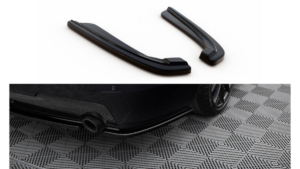 Splitter BMW 5 F11 M-Pack tagumine külje (2 ühe summutiotsaga) Läikiv must