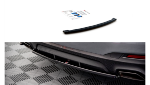 Splitter BMW 5 G30 Facelift M-Pack tagumine keskosa Läikiv must