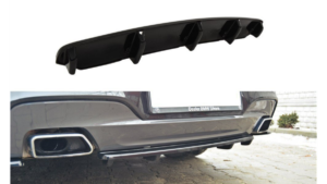 Splitter BMW 6 F06 M-Pack tagumine keskosa Difuusoriga Läikiv must