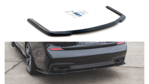 Splitter BMW 7 G11 M-Pack tagumine keskosa Läikiv must