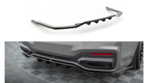 Splitter BMW 7 M-Pack G11 G12 Facelift tagumine keskosa Difuusoriga v.2