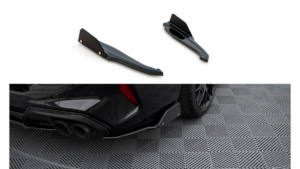 Splitter BMW 8 F93 M-Pack tagumine külje v.1 + Tiivad Läikiv must
