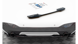 Splitter BMW X1 F48 M-Pack tagumine keskosa Läikiv must