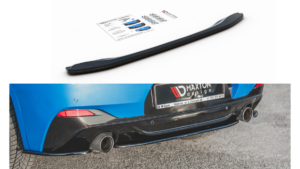 Splitter BMW X2 F39 M-Pack tagumine keskosa Läikiv must
