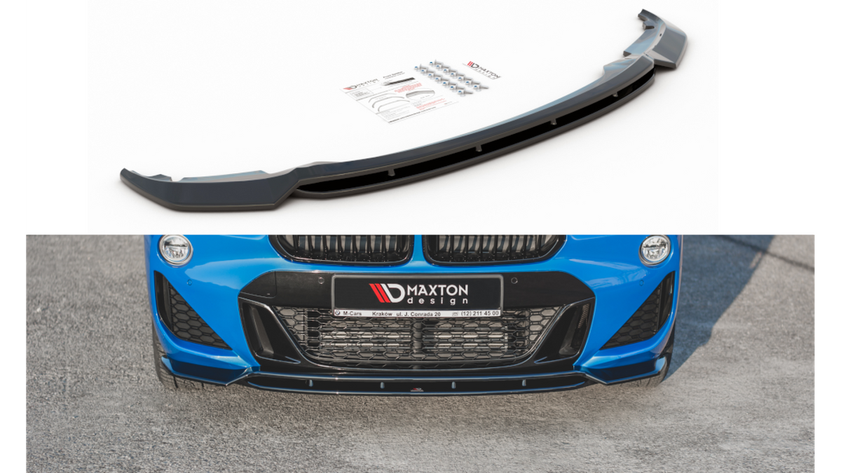 Splitter BMW X2 F39 M-Pack esi Läikiv must
