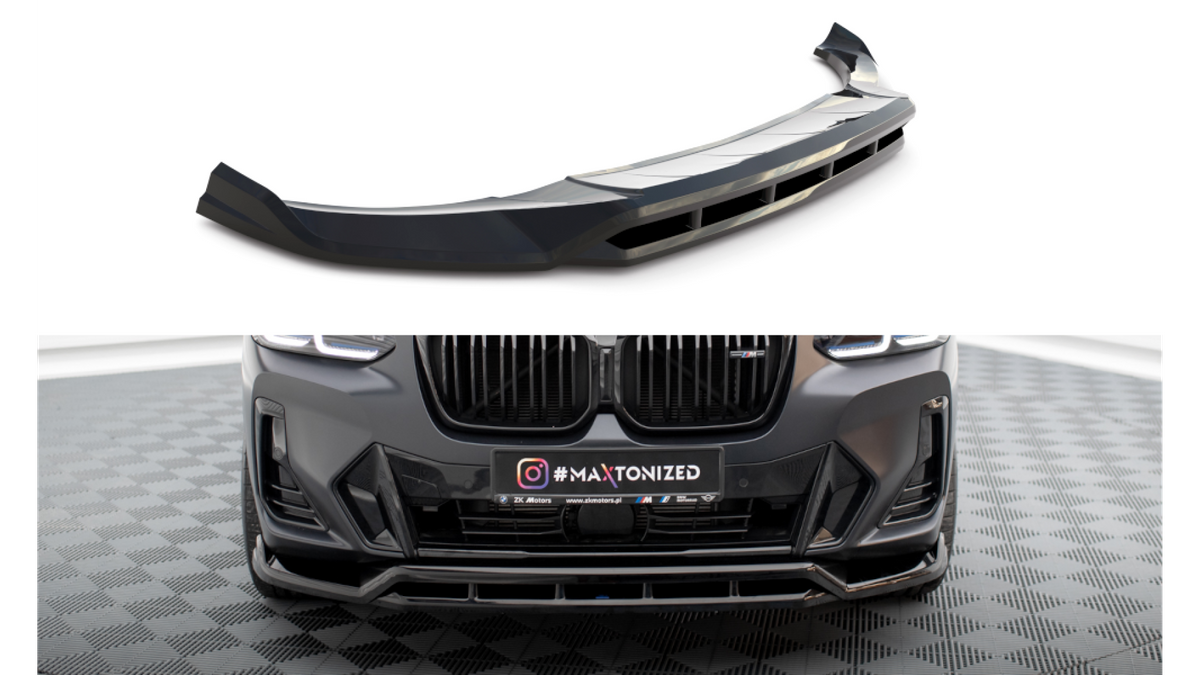 Splitter BMW X3 G01 Facelift M-Pack esi Läikiv must