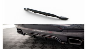 Splitter BMW X3 G01 M-Pack tagumine keskosa Difuusoriga Läikiv must