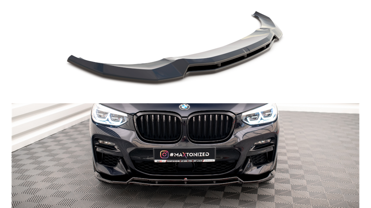 Splitter BMW X3 G01 M-Pack esi v.1 Läikiv must
