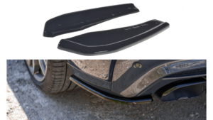 Splitter BMW X4 G02 M-Pack tagumine külje Läikiv must