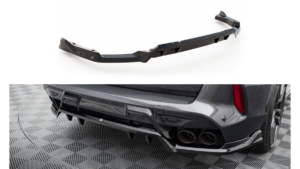 Splitter BMW X5 F95 Facelift M-Pack tagumine keskosa Difuusoriga