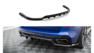 Splitter BMW X5 G05 Facelift M-Pack tagumine keskosa Difuusoriga v.1