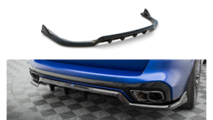 Splitter BMW X5 G05 Facelift M-Pack tagumine keskosa Difuusoriga v.2