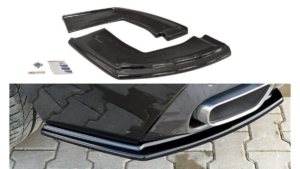 Splitter BMW X6 F16 M-Pack tagumine külje Läikiv must