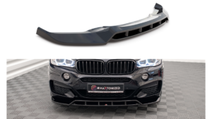 Splitter BMW X6 F16 M-Pack esi v.2 Läikiv must