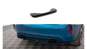 Splitter BMW X6 F86 M-Pack tagumine keskosa Läikiv must