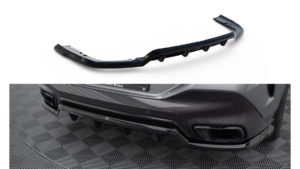 Splitter BMW X6 G06 Facelift M-Pack tagumine keskosa Difuusoriga v.1