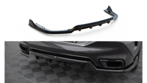 Splitter BMW X6 G06 Facelift M-Pack tagumine keskosa Difuusoriga v.2