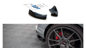 Splitter Ford Fiesta VIII ST tagumine külje v.1 Läikiv must