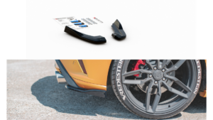 Splitter Ford Focus IV ST tagumine külje v.2 Läikiv must