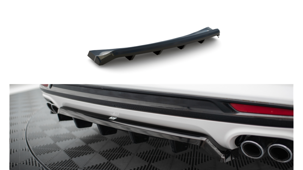 Splitter Ford Mondeo V Facelift Fusion II Facelift tagumine keskosa Difuusoriga