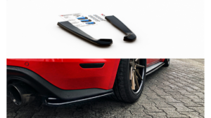Splitter Ford Mustang VI Facelift tagumine külje Läikiv must