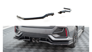 Splitter Honda Civic X Facelift Sport tagumine keskosa Difuusoriga