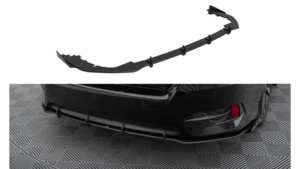 Splitter Honda Civic X tagumine külje Street Pro punane + läikivad Tiivad