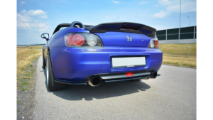 Splitter Honda S2000 tagumine keskosa Läikiv must
