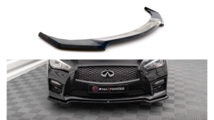 Splitter Infiniti Q50 S I esi v.1 Läikiv must