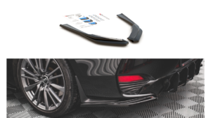 Splitter Infiniti Q60 S II tagumine külje Läikiv must