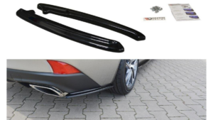 Splitter Lexus IS III Facelift T tagumine külje Läikiv must