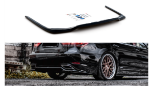 Splitter Lexus LS IV Facelift tagumine keskosa Läikiv must
