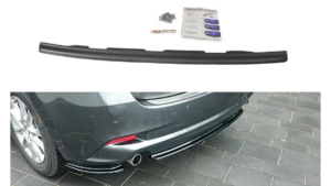 Splitter Mazda 3 III Facelift tagumine keskosa ilma Difuusorita Läikiv must