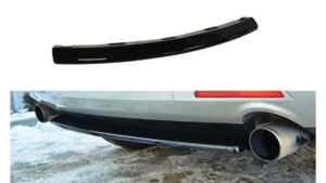 Splitter Mazda CX-7 tagumine keskosa Läikiv must