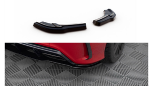 Splitter Mercedes-Benz A W176 AMG Facelift tagumine külje Läikiv must