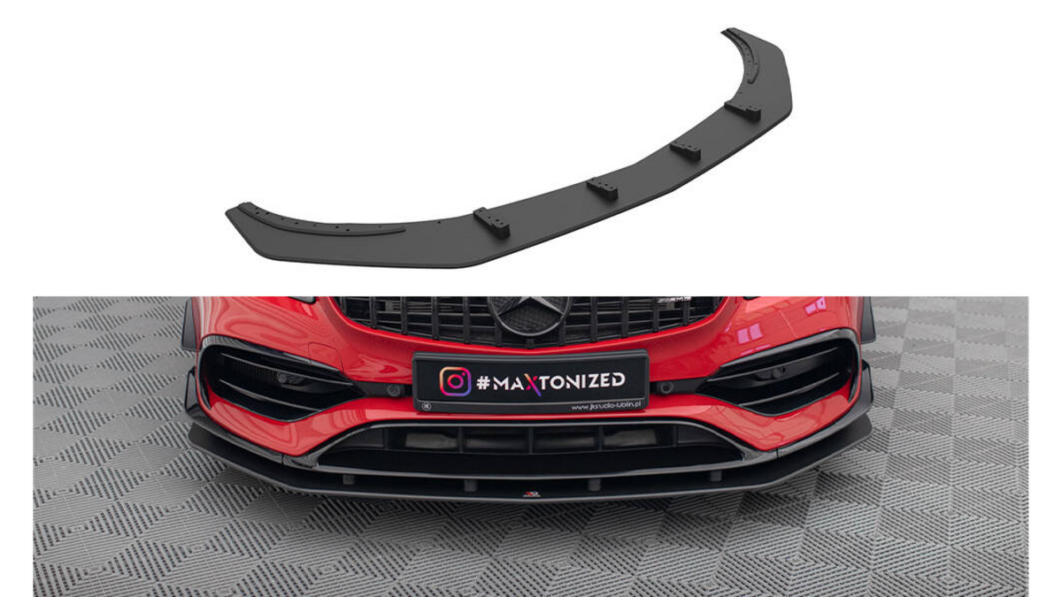 Splitter Mercedes-Benz A W176 Facelift esi Pro must-punane