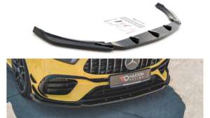 Splitter Mercedes-Benz A W177 A45 S Aero Pack esi v.2 Läikiv must