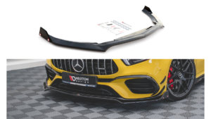 Splitter Mercedes-Benz A W177 A45 S Aero Pack esi v.3 + tiivad Läikiv must