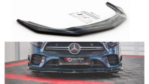 Splitter Mercedes-Benz A35 AMG Aero W177 esi v.1 Läikiv must