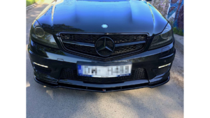 Splitter Mercedes-Benz C63 AMG W204 Facelift S204 Facelift esi Läikiv must