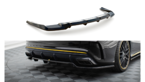 Splitter Mercedes-Benz CLA 45 C117 Facelift tagumine keskosa Difuusoriga