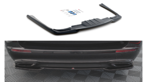 Splitter Mercedes-Benz E W213 tagumine keskosa Läikiv must