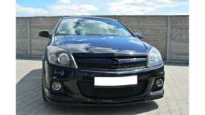 Splitter Opel Astra H OPC VXR Nurburg esi Läikiv must