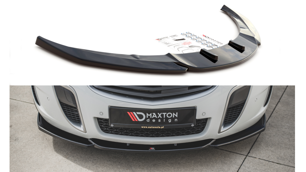 Splitter Opel Insignia Mk. 1 OPC Facelift esi v.2 Läikiv must