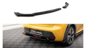 Splitter Peugeot 208 GT II tagumine külje Läikiv must
