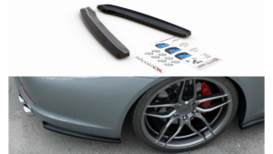 Splitter Porsche 911 Carrera 991 tagumine külje Läikiv must